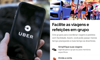 Uber Group Rides é a novidade do aplicativo de corridas. Foto: Reprodução