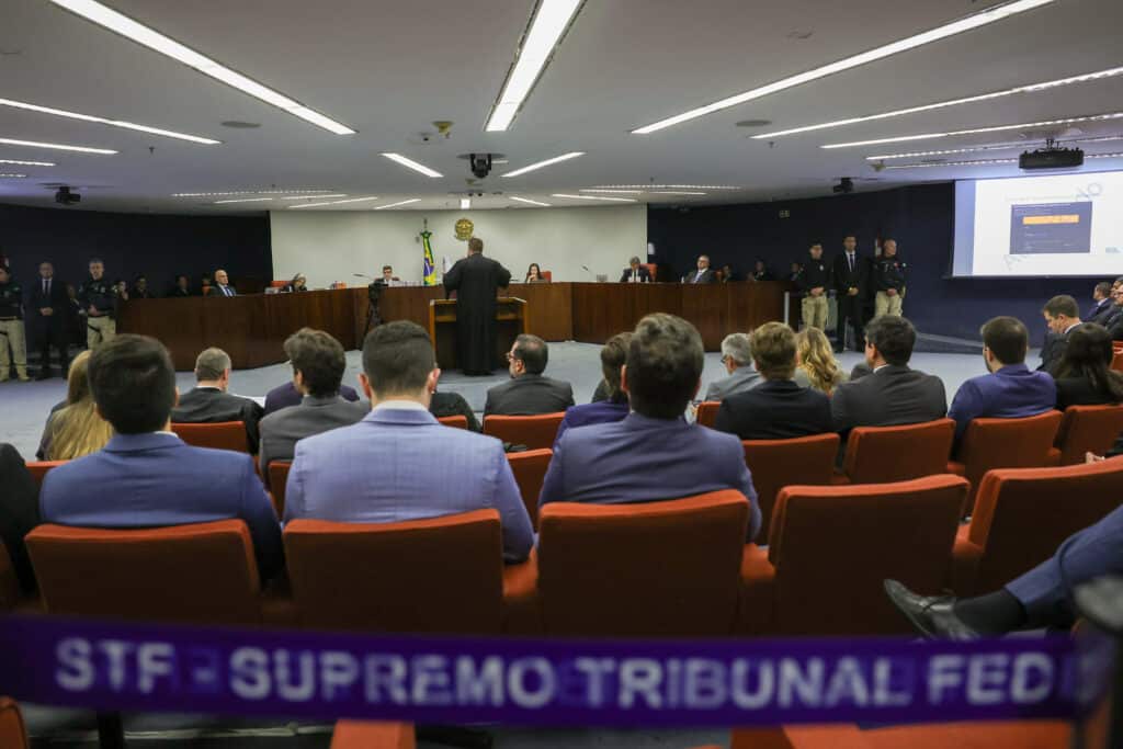 Segundo dia de julgamento deve defesa de Bolsonaro. Foto: Fabio Rodrigues-Pozzebom/ Agência Brasil