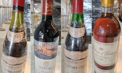 Vinhos raros para colecionadores estão disponíveis no leilão. Foto: Reprodução/Receita Federal