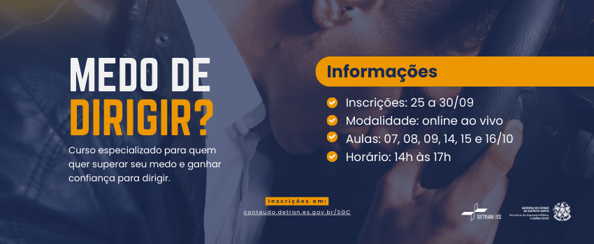 Sem medo de dirigir. Foto: Divulgação