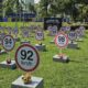 Intervenção urbana na Praça dos Namorados acontece por conta da Semana Nacional de Trânsito. Foto: Divulgação/Gov-ES