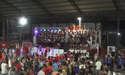 Encontro aconteceu na quadra da MUG, em Vila Velha. Foto: Reprodução/TV Sim/Sambão do Povo