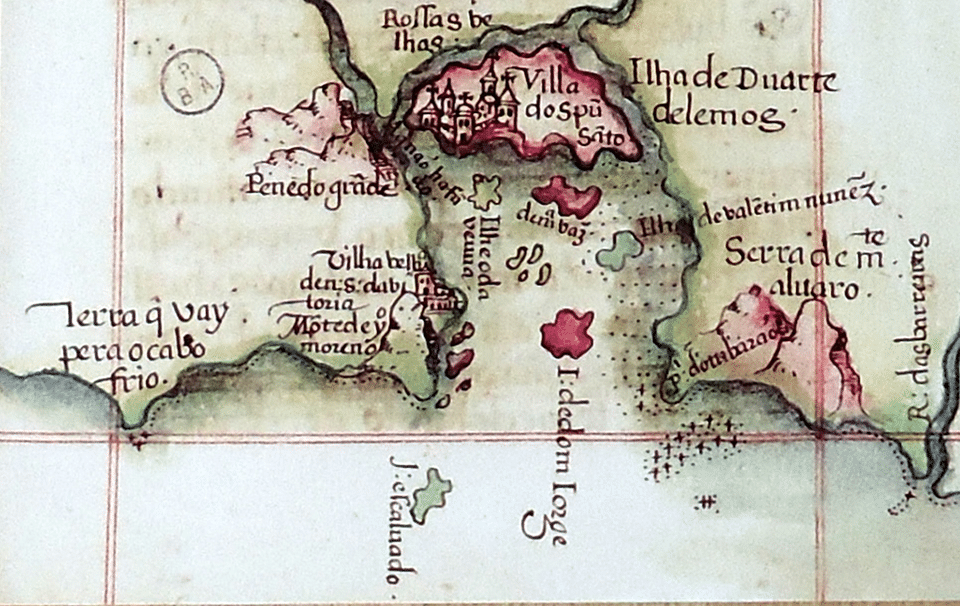 Mapas do Espírito Santo Colonial. Foto: Reprodução/Arquivo Público ES