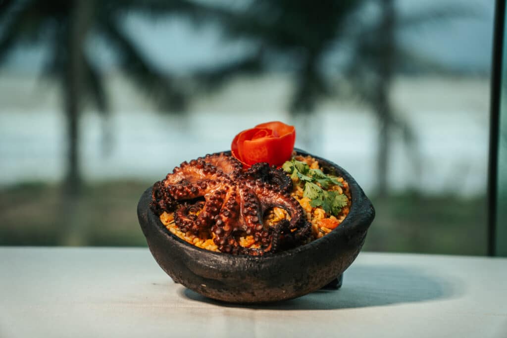 Arroz de polvo do Moquem da Villa em Praia Grande, Fundão