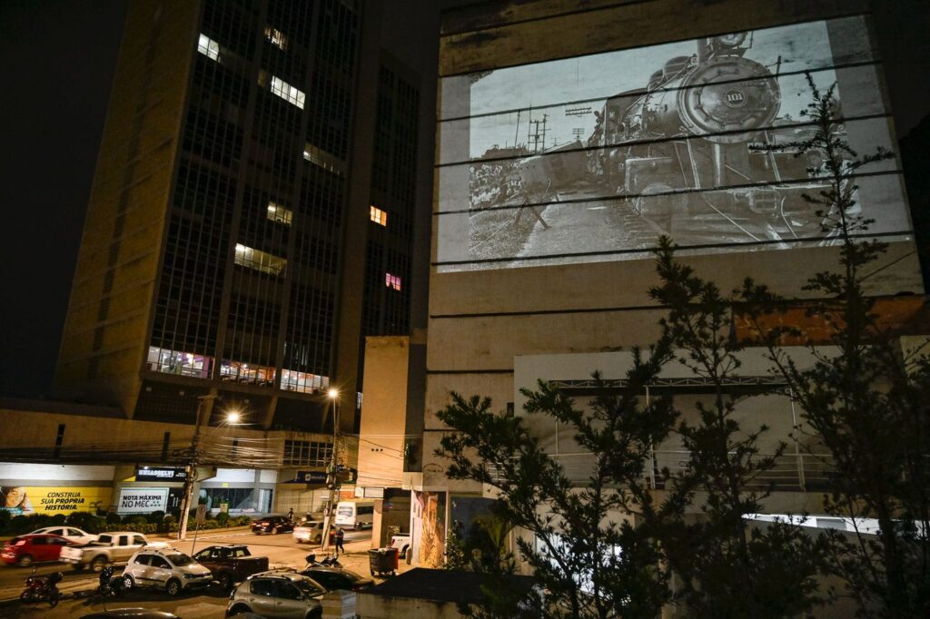 Projeções são fotografias de Pedro Fonseca. Foto: Divulgação