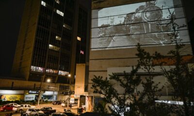 Projeções são fotografias de Pedro Fonseca. Foto: Divulgação