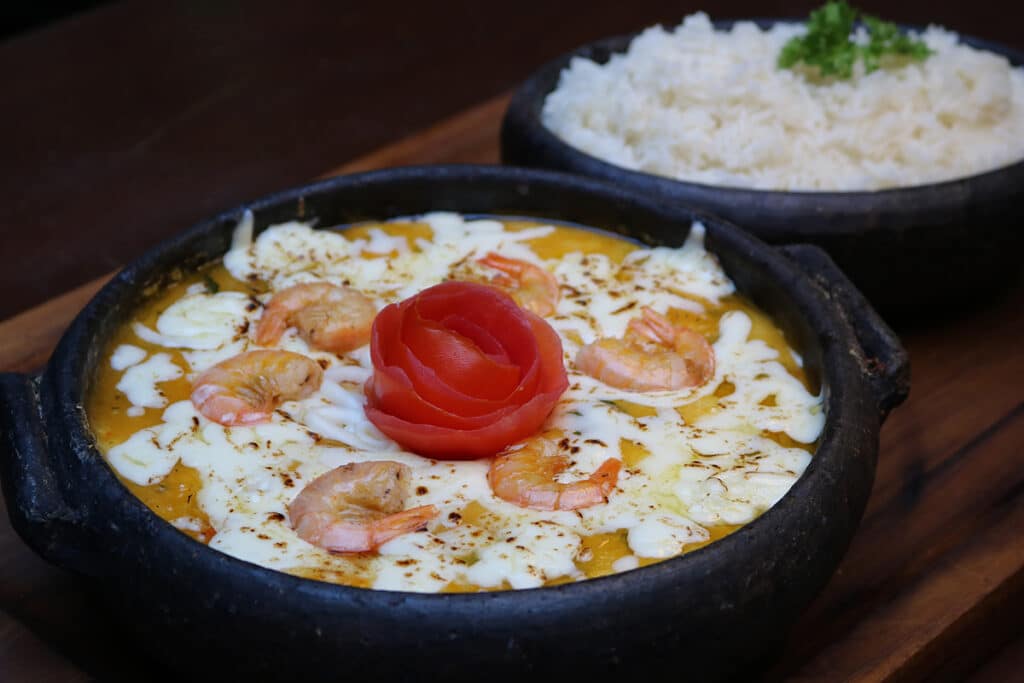 Tentação de Camarão, do Encontro Pizzaria